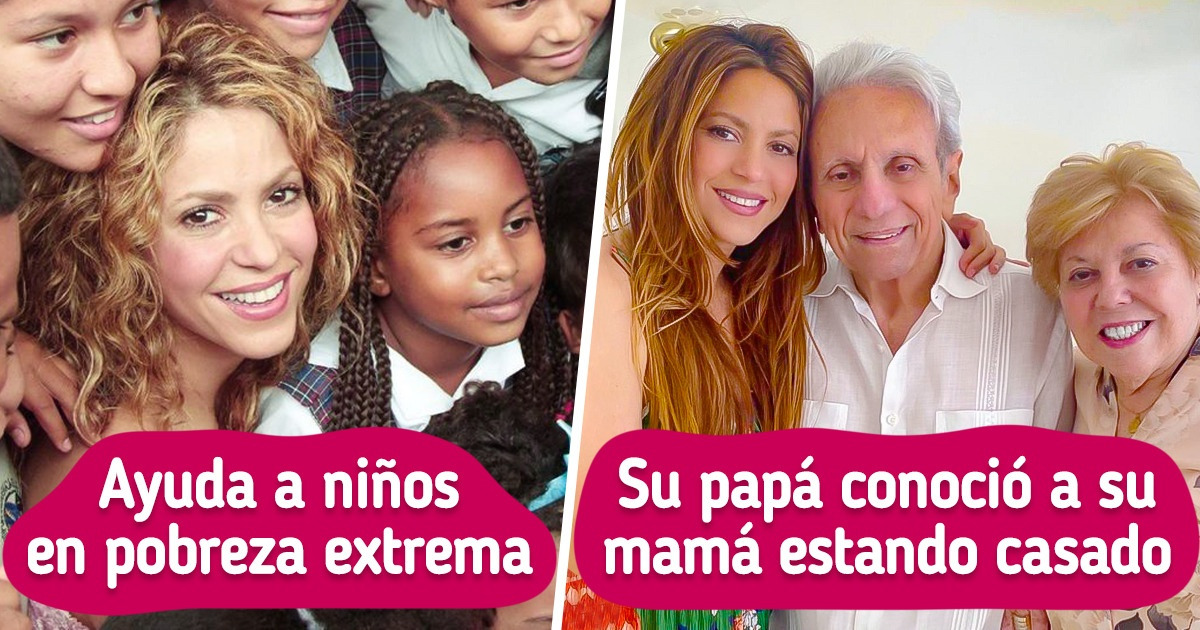10 Datos sobre el lado humano de Shakira que solo su madre conoce
