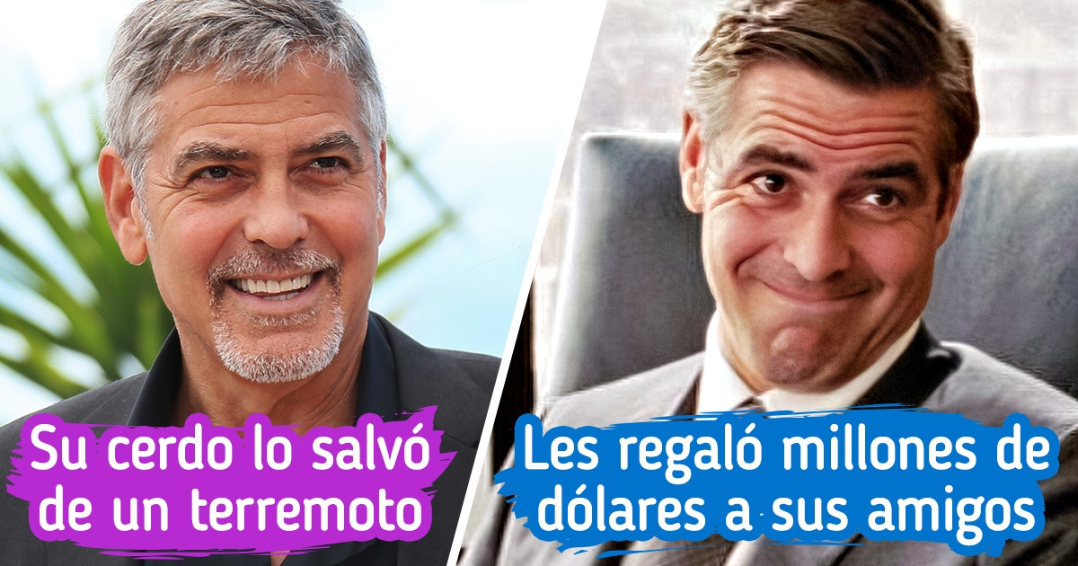 12 Cosas de George Clooney casi tan desconocidas como la otra cara de la luna