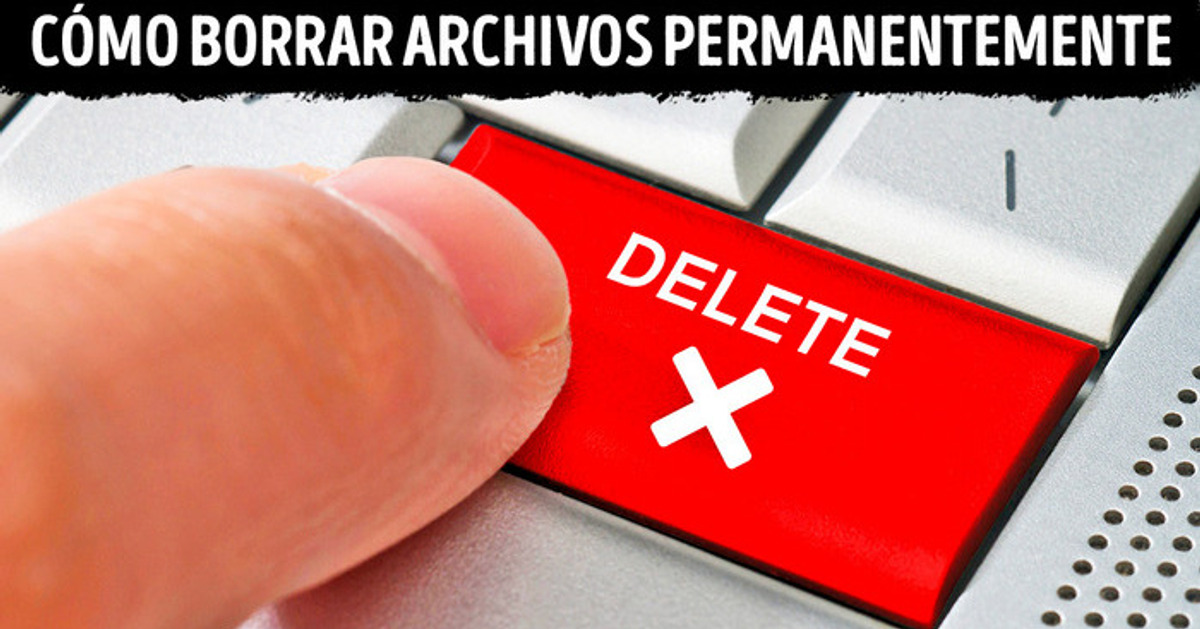 Cuando eliminas archivos, en realidad no desaparecen