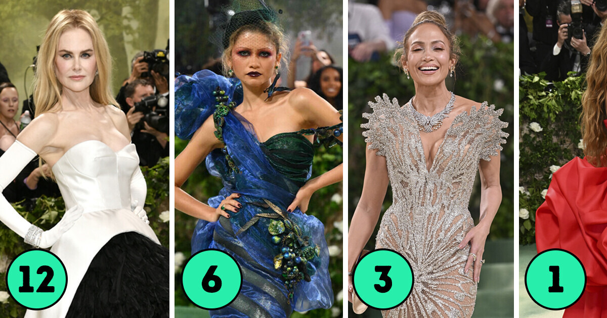 Clasificamos los 20 looks más impactantes de la Met Gala 2024
