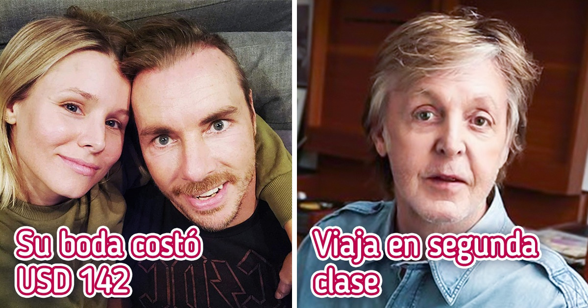 8 Famosos que, pese a los millones en sus bancos, llevan una vida común como nosotros