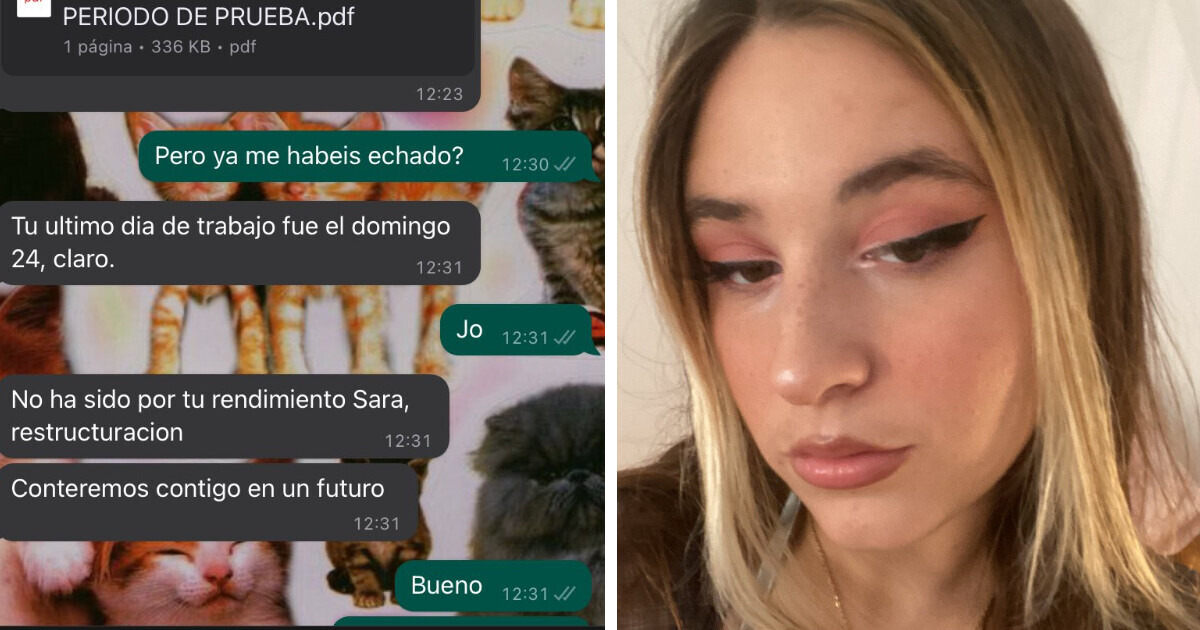 Mujer presume en redes su nuevo empleo y la despiden 10 horas más tarde por WhatsApp