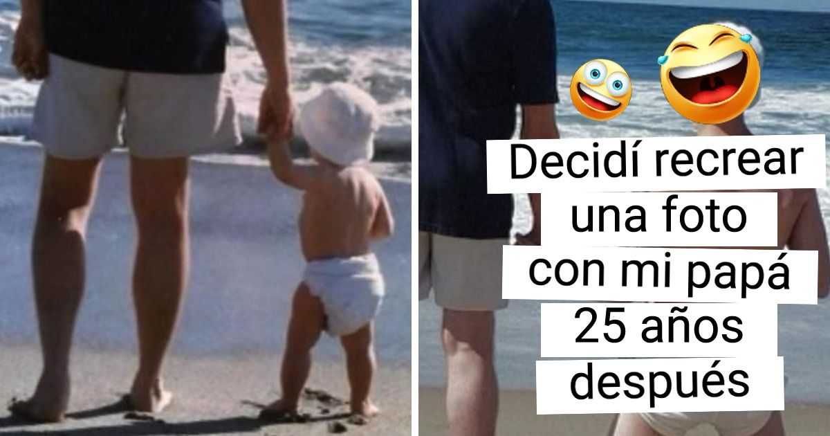 18 Ocasiones en las que personas revivieron momentos únicos al recrear antiguas fotos 18 Ocasiones en las que personas revivieron momentos únicos al recrear antiguas fotos