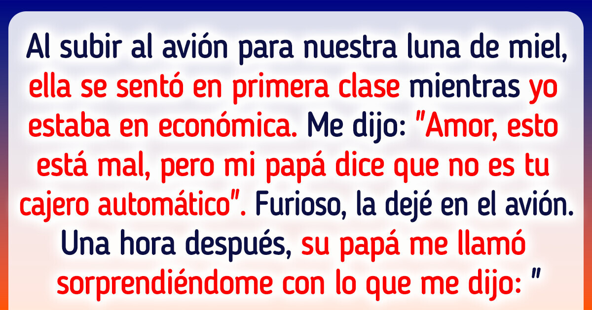 Me negué a ser humillado solo por ser pobre