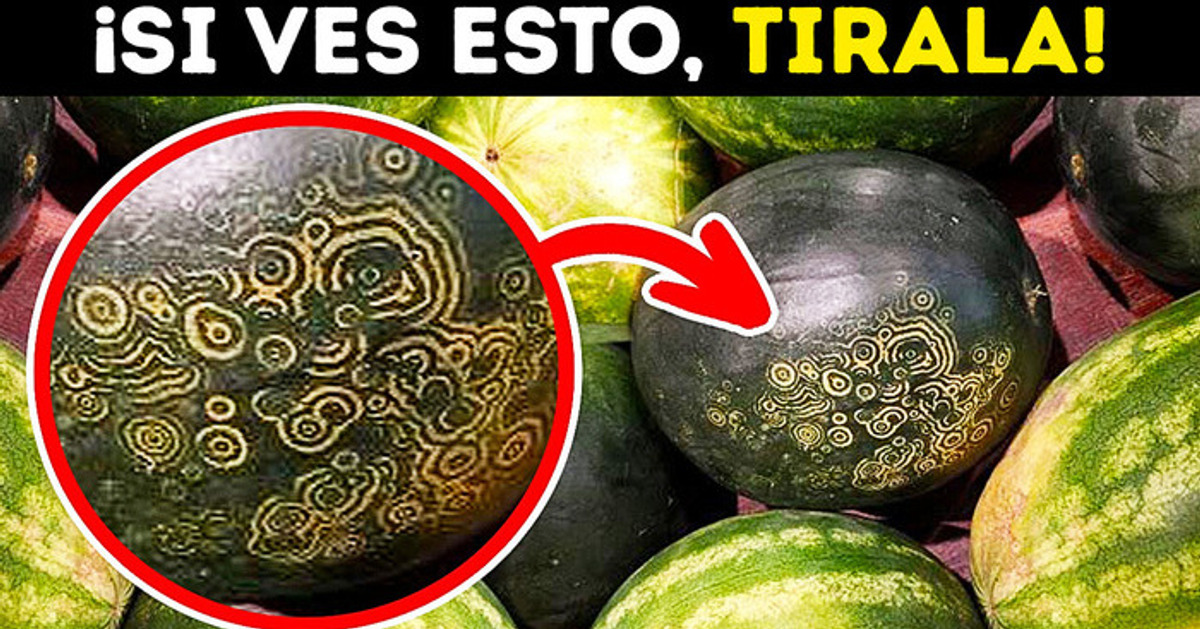 Si ves esto en una sandía, elige otra Si ves esto en una sandía, elige otra