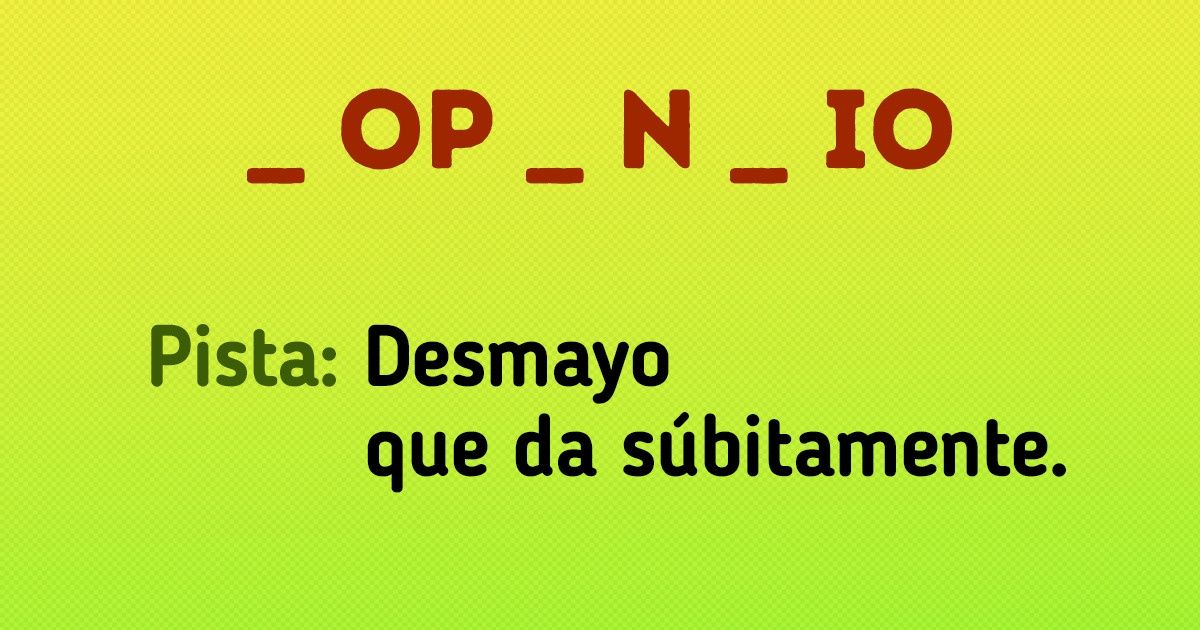 Test: Descubre cuáles son las palabras en menos de 7 segundos