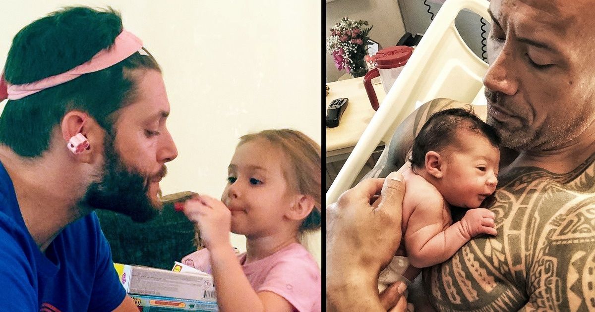 Papás famosos que derretirán tu corazón con su ternura