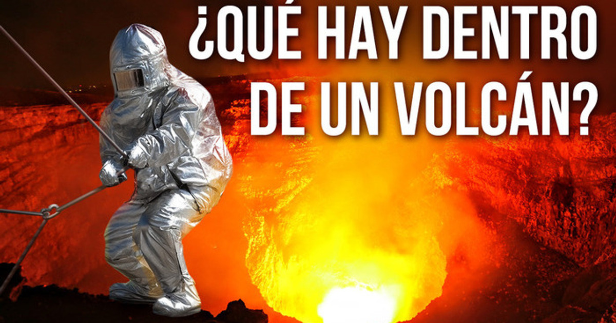 ¿Qué verías en el fondo de un volcán?