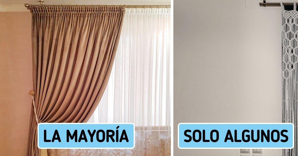 8 Opciones creativas para aquellos que buscan cambiar las cortinas por algo más moderno