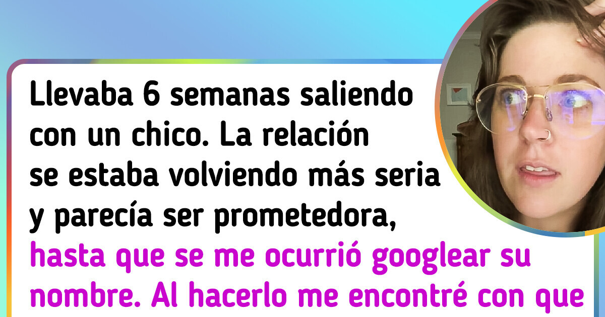 Tenía una relación perfecta con un chico hasta que se le ocurrió googlear su nombre Tenía una relación perfecta con un chico hasta que se le ocurrió googlear su nombre
