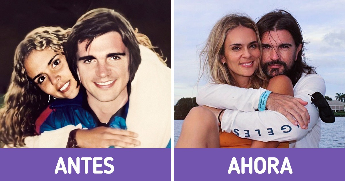 15 Parejas de famosos latinos cuyo antes y después nos hacen creer en el amor verdadero