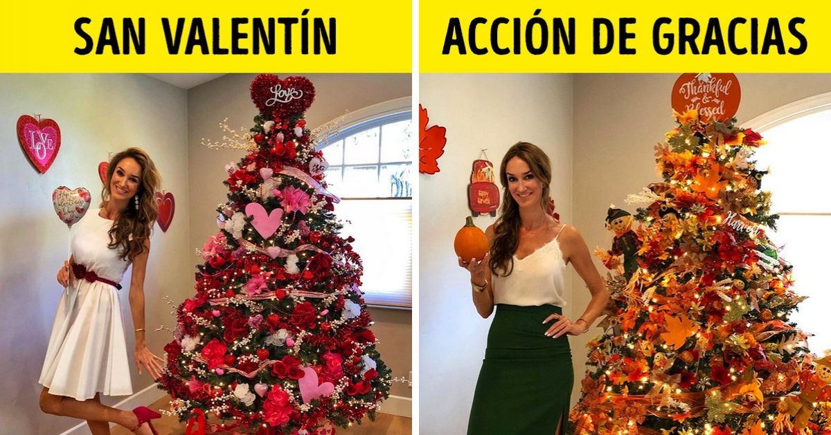La historia de la mujer que se cansó de tener que desarmar el árbol de Navidad y comenzó a decorarlo para cada festividad La historia de la mujer que se cansó de tener que desarmar el árbol de Navidad y comenzó a decorarlo para cada festividad