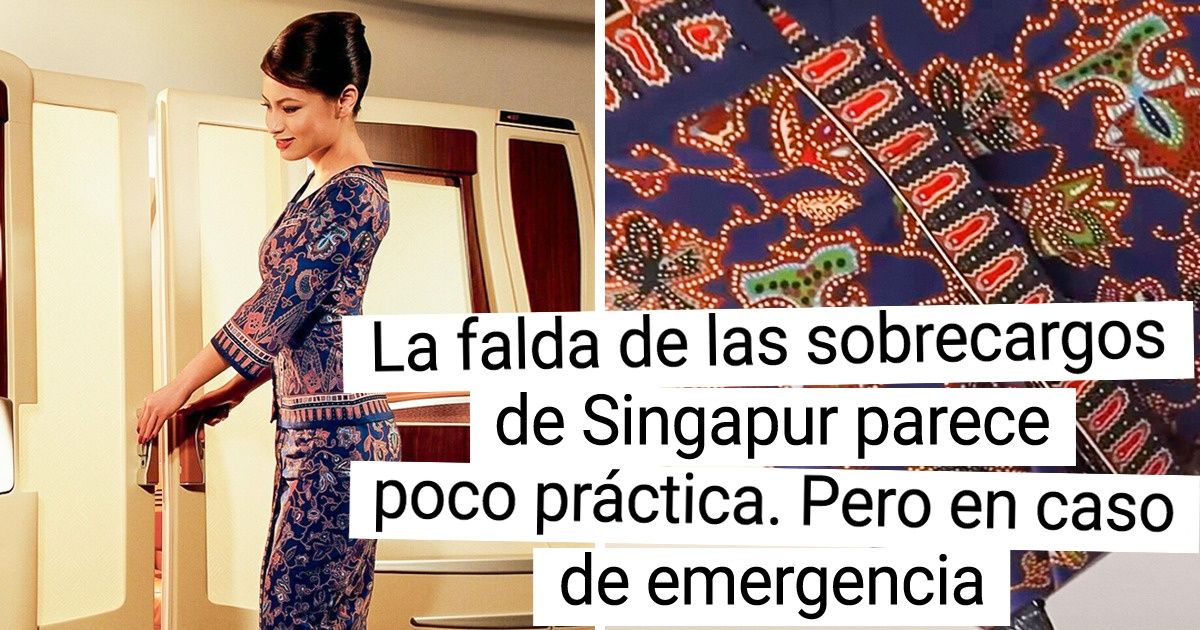 8 Mensajes ocultos que están elegantemente escondidos en los uniformes de las sobrecargos 8 Mensajes ocultos que están elegantemente escondidos en los uniformes de las sobrecargos