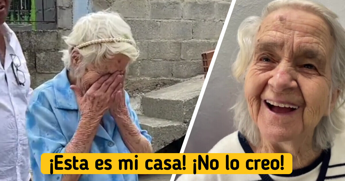 Abuelita logra comprarse la casa de sus sueños gracias a las redes sociales Abuelita logra comprarse la casa de sus sueños gracias a las redes sociales