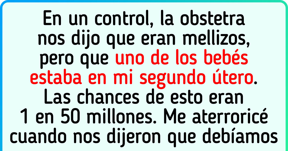La insólita historia de una mujer con dos úteros que tuvo mellizos La insólita historia de una mujer con dos úteros que tuvo mellizos
