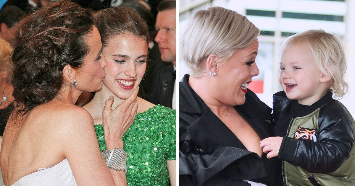 15 Famosas que demuestran que una no deja de ser mamá ni en la alfombra roja 15 Famosas que demuestran que una no deja de ser mamá ni en la alfombra roja