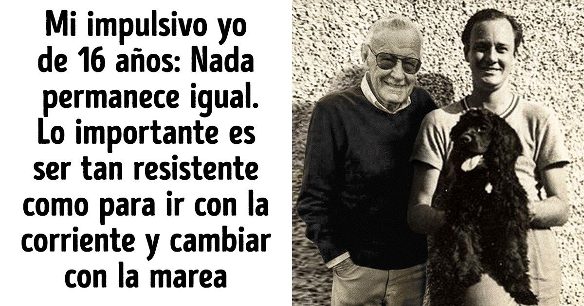 Las conmovedoras palabras que 9 famosos se escribieron a sí mismos y los hicieron viajar en el tiempo Las conmovedoras palabras que 9 famosos se escribieron a sí mismos y los hicieron viajar en el tiempo