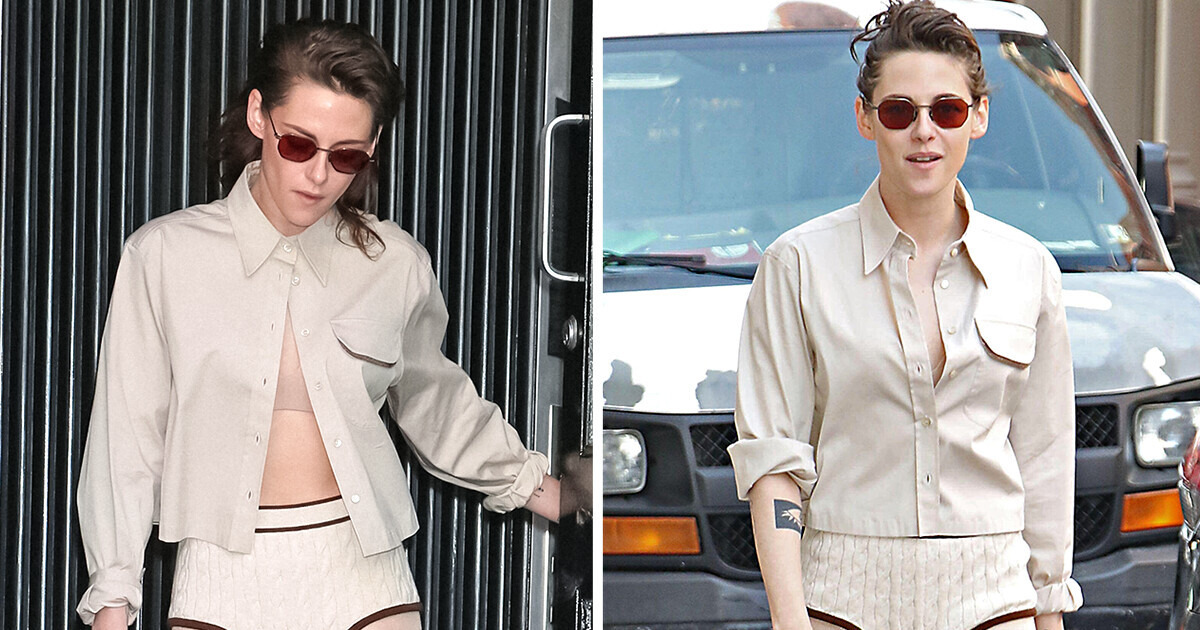 "Inapropiada", Kristen Stewart causa revuelo al salir en ropa interior
