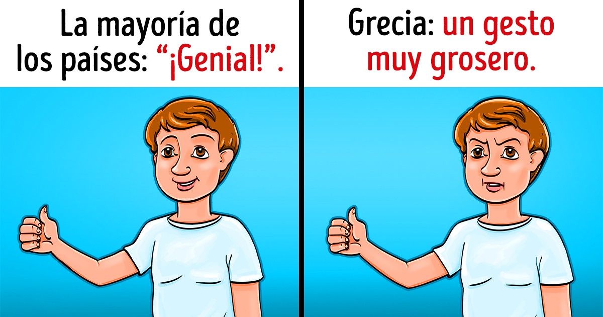 Gestos comunes que tienen otro significado en el extranjero Gestos comunes que tienen otro significado en el extranjero