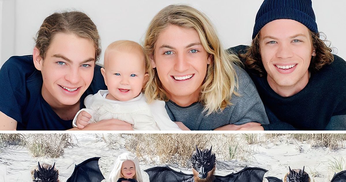 3 Hermanos hicieron trajes de Halloween para su pequeña hermana, y su acto nos hizo suspirar de amor