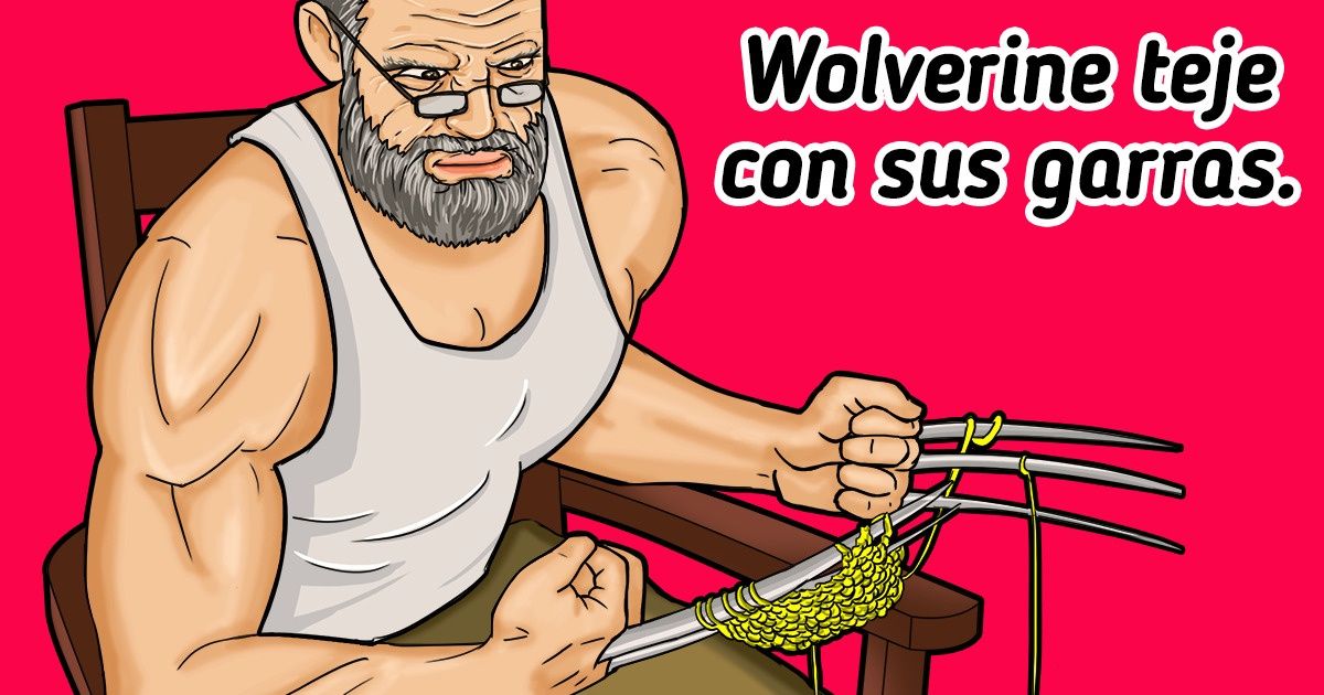 21 Situaciones que vivirían algunos superhéroes al envejecer, según Genial