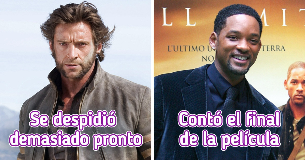 13 Veces en las que los famosos arruinaron partes importantes de películas y series