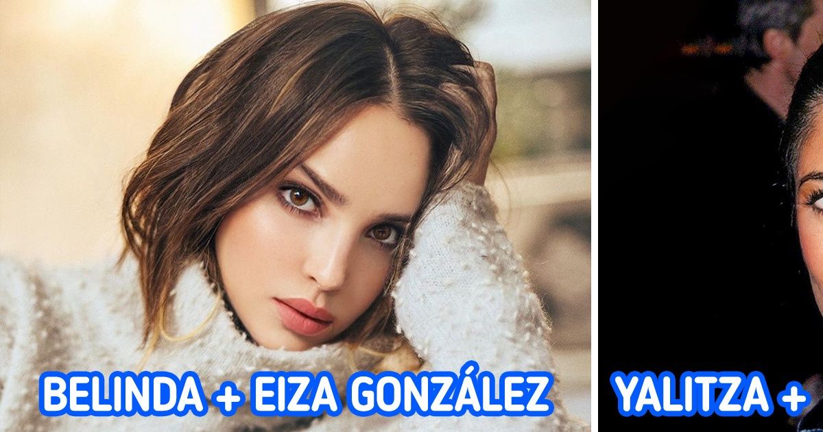 Combinamos 30 rostros de celebridades mexicanas con sus mejores características