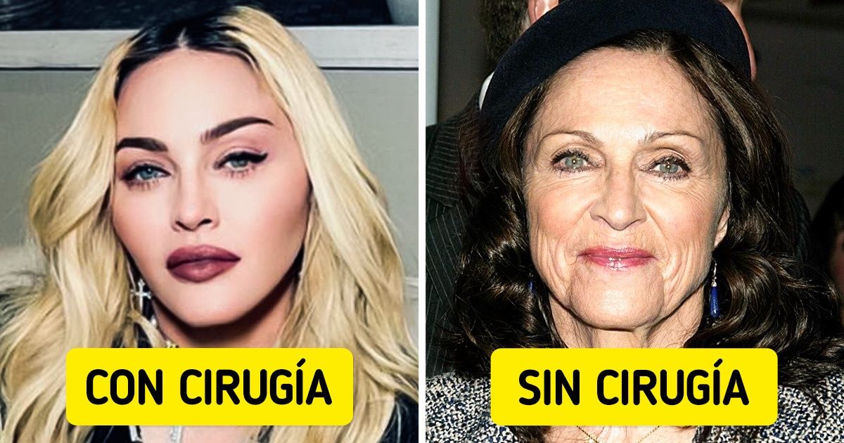 Cómo podrían verse 10 famosos si hubiesen dejado que la naturaleza siguiera su curso Cómo podrían verse 10 famosos si hubiesen dejado que la naturaleza siguiera su curso