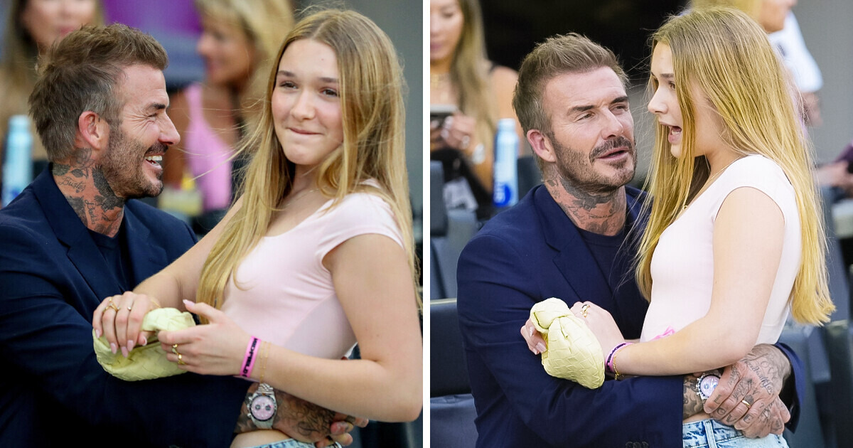 “Fotos censurables... Totalmente inapropiadas”, las fotos de David Beckham con su hija Harper causan un gran revuelo
