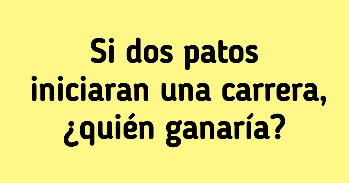 Test: 15 Acertijos que requieren sentido del humor para ser resueltos Test: 15 Acertijos que requieren sentido del humor para ser resueltos