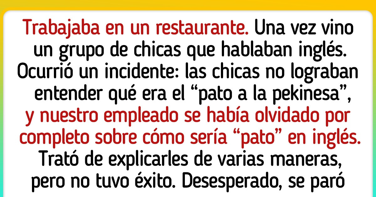 19 Personas que se olvidaron palabras simples, pero no se dieron por vencidas y pudieron resolver la situación 19 Personas que se olvidaron palabras simples, pero no se dieron por vencidas y pudieron resolver la situación