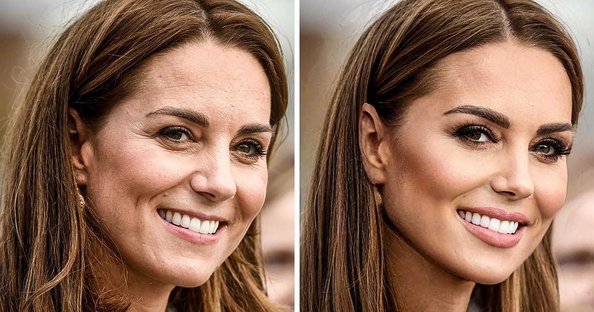 Cómo se verían 17 famosos si siguieran la evolución de los estándares de belleza