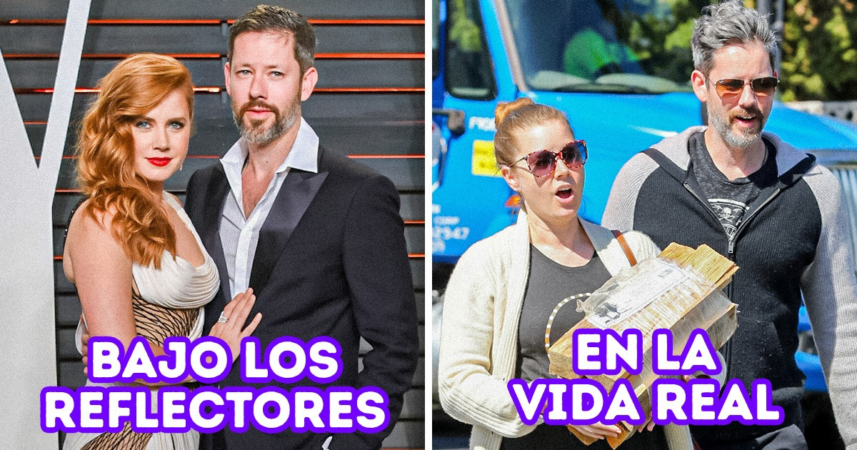 17 Parejas que en la alfombra roja se ven sensacionales y en la vida real como cualquier persona dando un paseo