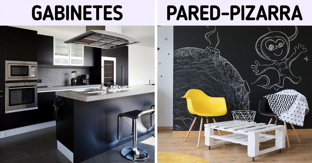 12 Estilos de interiores de casas decoradas con negro que podrías replicar en la tuya