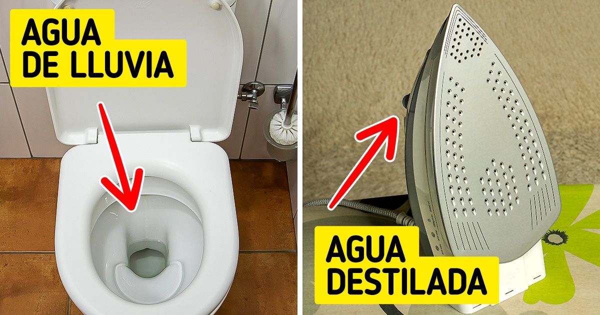 6 Tipos de agua que pueden usarse en el hogar (porque la del grifo no es la única que existe) 6 Tipos de agua que pueden usarse en el hogar (porque la del grifo no es la única que existe)