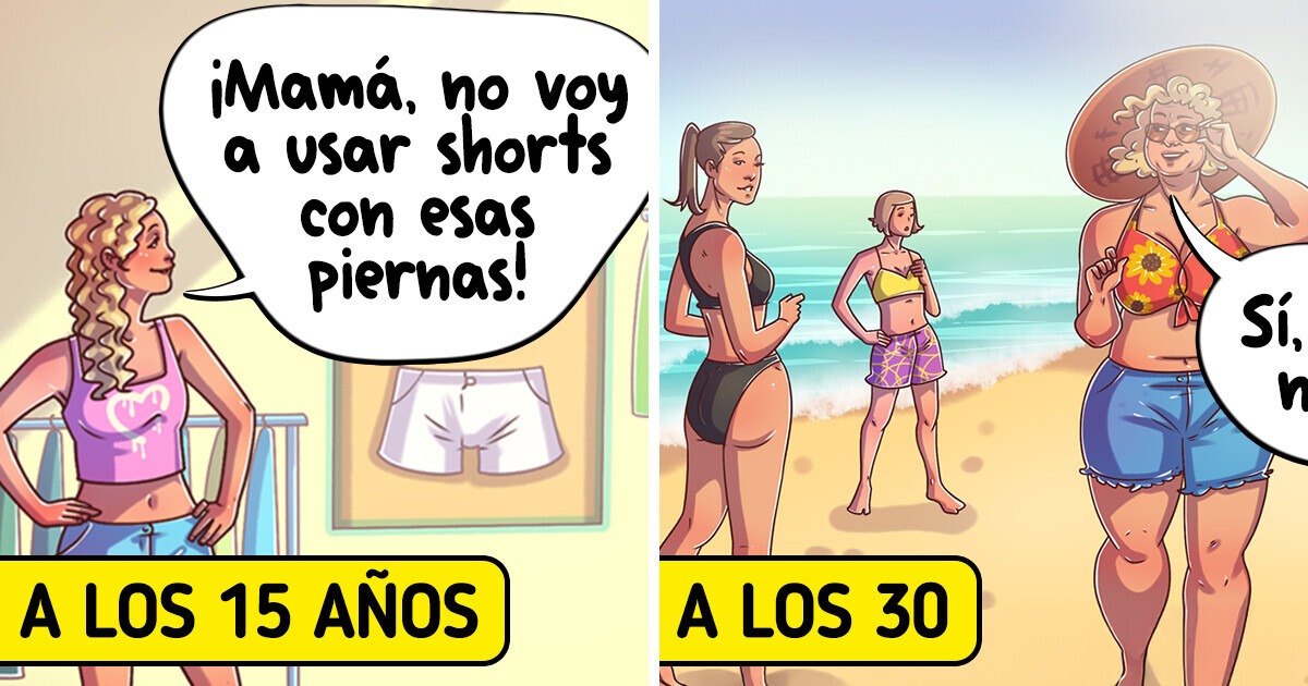 10 Cómics sobre cómo con la edad vemos las cosas de manera diferente