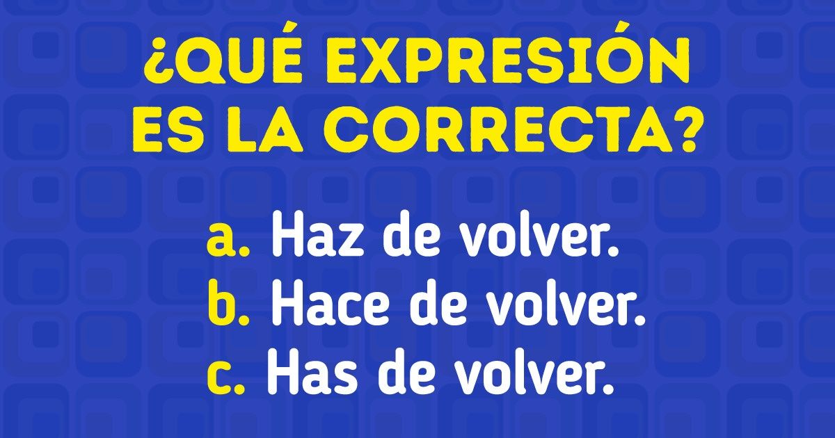 Test: Desafía tus conocimientos de gramática y redacción con estas 20 preguntas Test: Desafía tus conocimientos de gramática y redacción con estas 20 preguntas