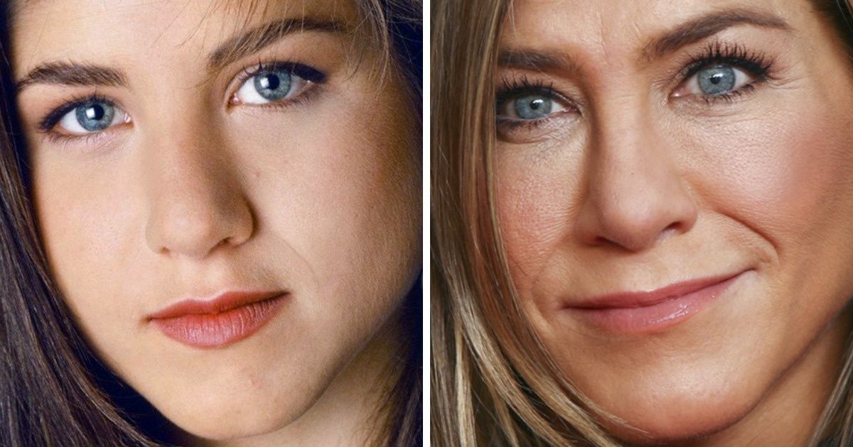 24 Comparaciones en primer plano que muestran cómo han cambiado nuestras estrellas favoritas