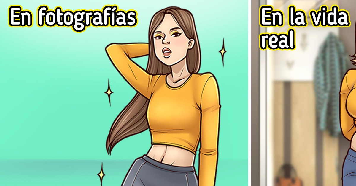 14 Cómics que reflejan cómo las prendas en las fotografías publicitarias y en las compradoras suelen verse completamente diferentes