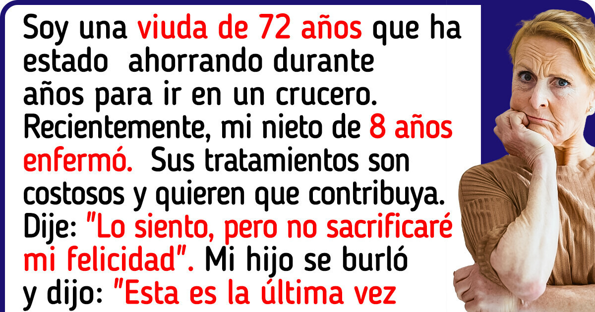 Me negué a sacrificar mi felicidad para salvar a mi nieto Me negué a sacrificar mi felicidad para salvar a mi nieto