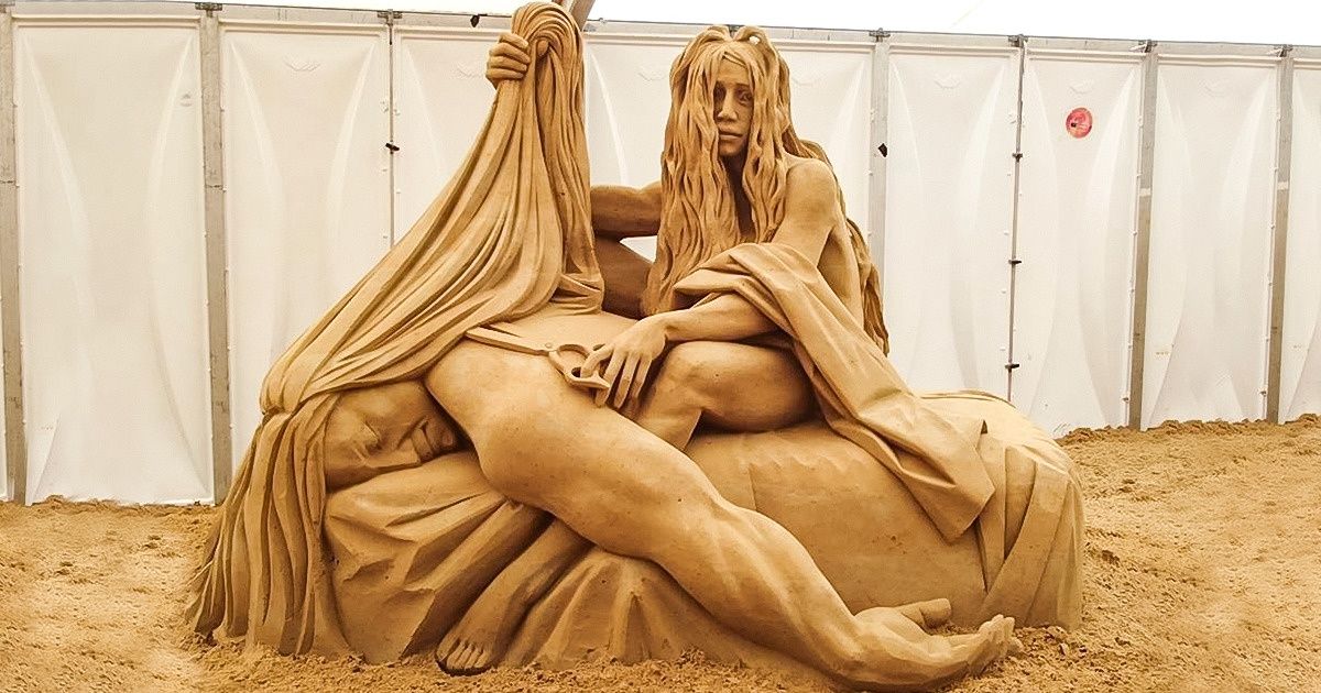 24 Imágenes de esculturas de arena hechas por personas que llevaron el arte a otro nivel 24 Imágenes de esculturas de arena hechas por personas que llevaron el arte a otro nivel