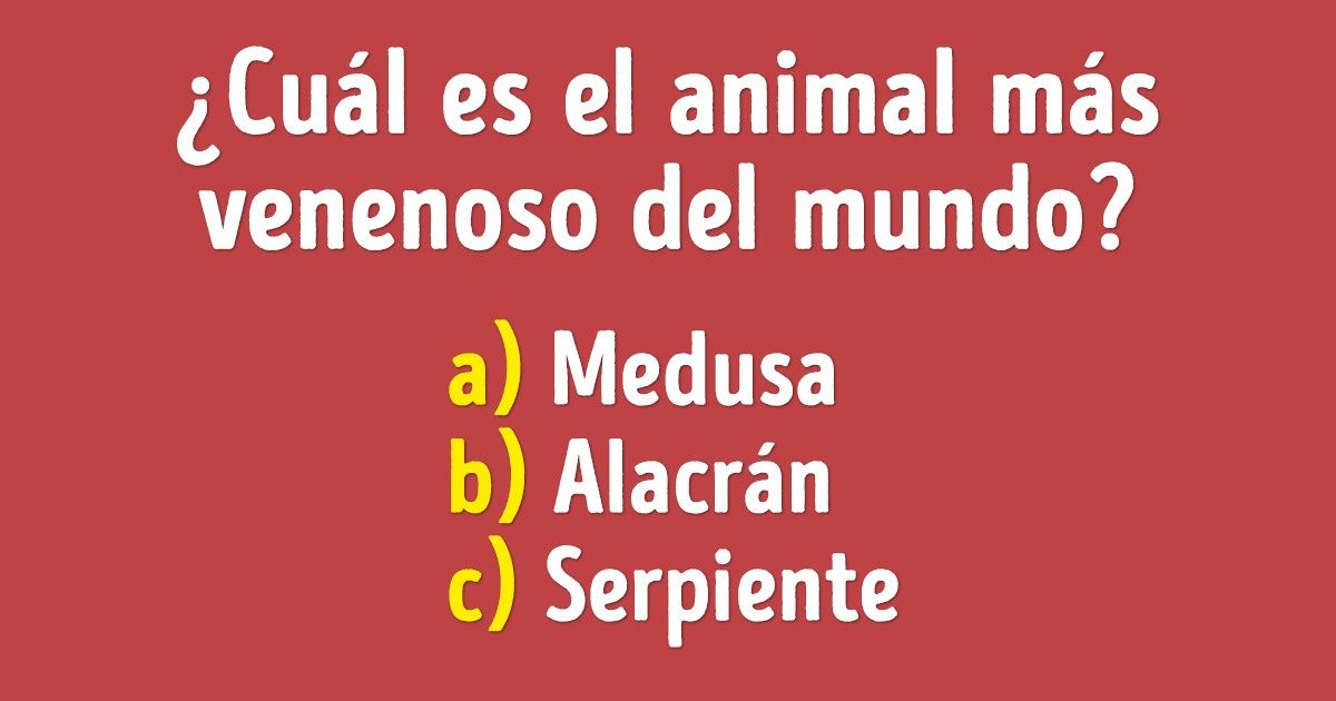 Test: 15 preguntas sobre el mundo animal sus curiosidades que no todos capaces responder / Genial
