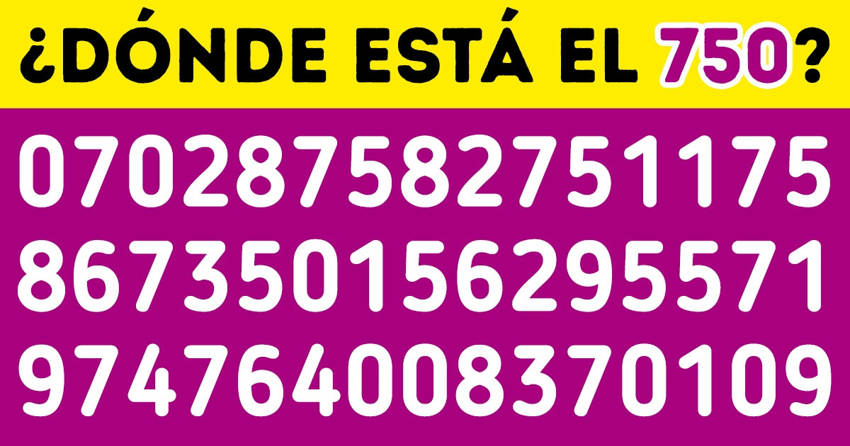 15 Acertijos visuales para comprobar si puedes detectar los detalles sin necesidad de usar una lupa