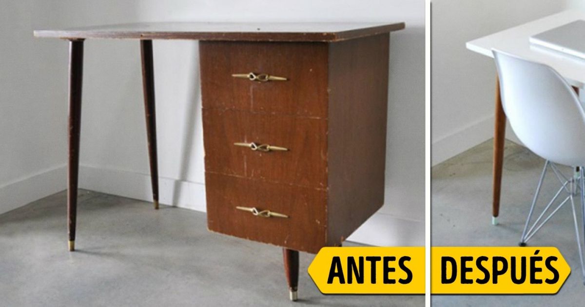 Dale vida a los pequeños espacios de tu hogar reutilizando tus muebles