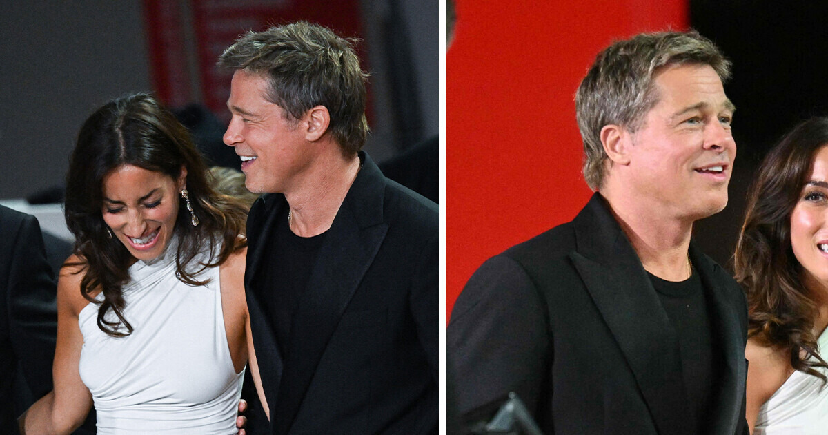Brad Pitt hace su debut en la alfombra roja con su novia y la gente no deja de comentar lo mismo Brad Pitt hace su debut en la alfombra roja con su novia y la gente no deja de comentar lo mismo