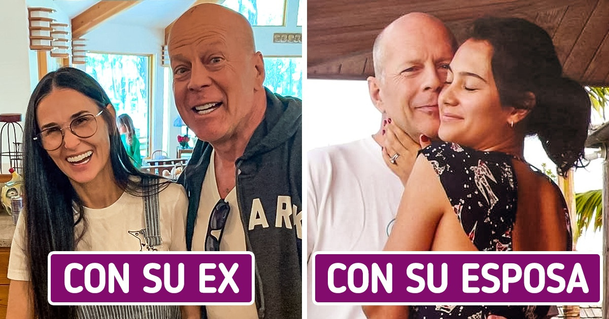 La historia de Bruce Willis y Demi Moore de cuyo divorcio nació una familia ampliada y feliz