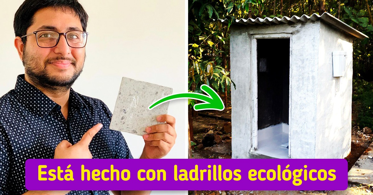 Un ingeniero ambientalista de la India convierte chicles en ladrillos para construir casas sustentables