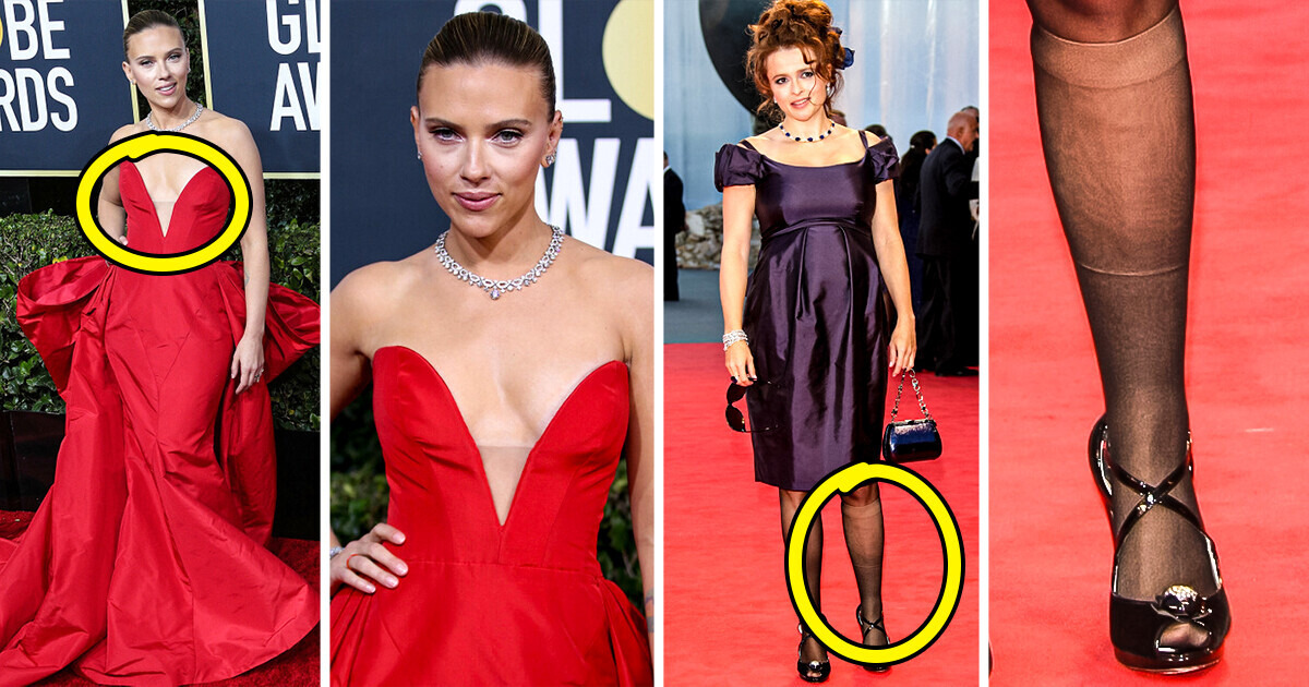 Creativos métodos de las celebridades para evitar imprevistos de moda en la alfombra roja Creativos métodos de las celebridades para evitar imprevistos de moda en la alfombra roja