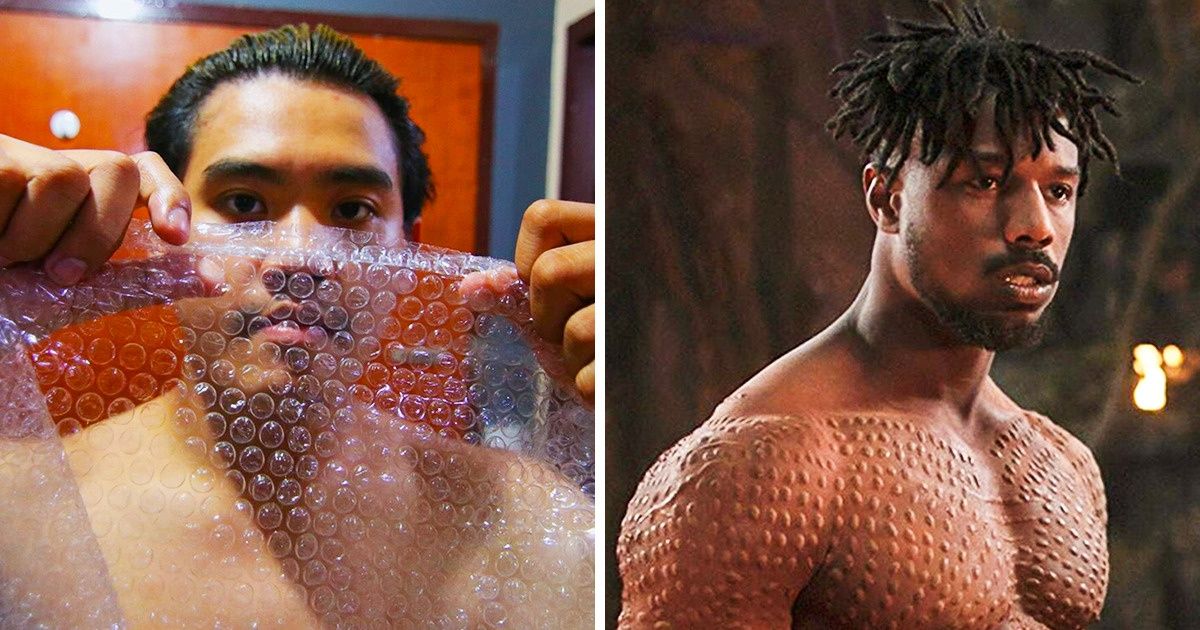 Con la ayuda de materiales improvisados y sin costos adicionales, este chico de Tailandia puede convertirse en cualquier personaje