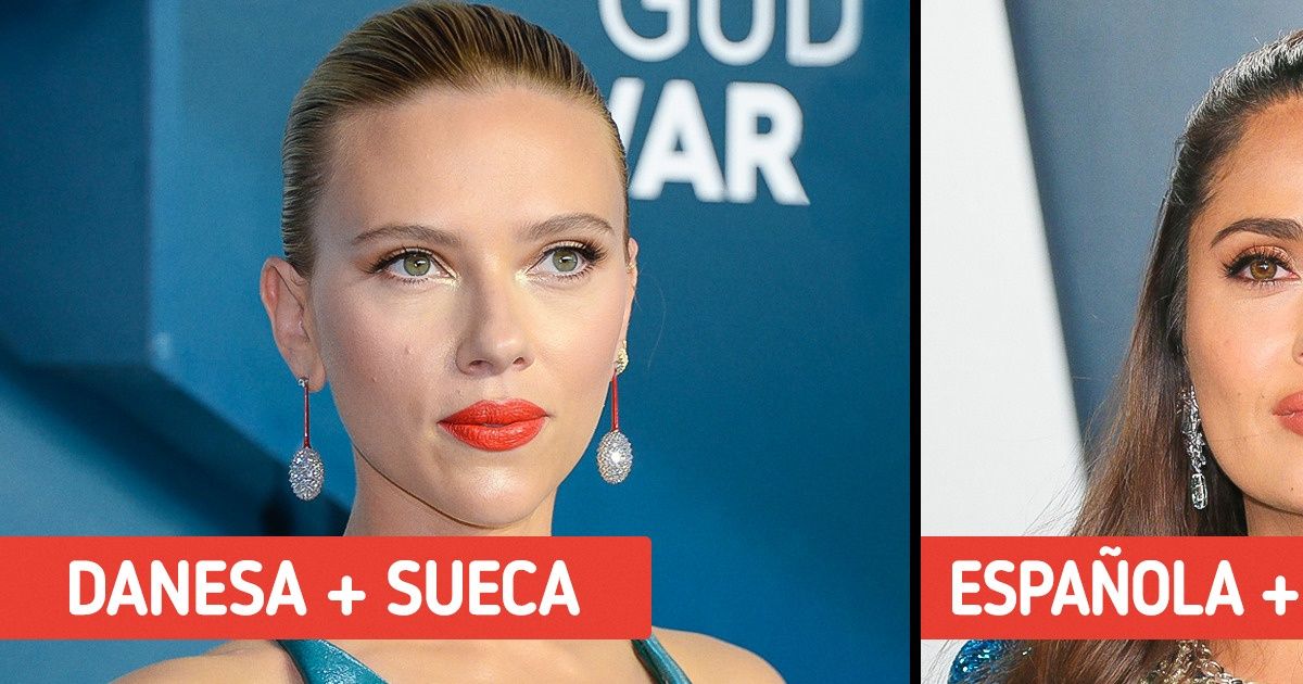 20+ Famosos que tienen un cóctel de diferentes nacionalidades en sus venas